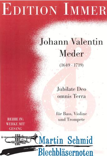 Artikelbild des Artikels “Jubilate Deo omnis Terra (Trompete, Bass,Violine, Viola und B.c.) “