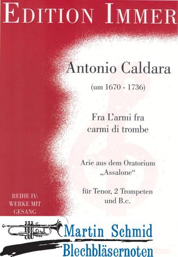 Artikelbild des Artikels “Frau L'armi fra carmi di trombe (Tenor.2Trompeten.Bc) “