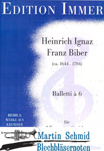 Artikelbild des Artikels “Balletti à 6 (2Trp.Streicher.Bc) “