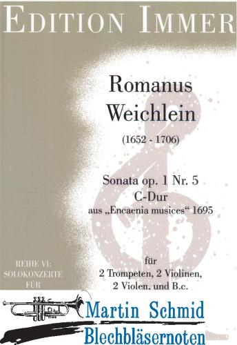 Artikelbild des Artikels “Sonata op.1 Nr.5 C-Dur (2Trompeten.2Violinen.2Violen.Bc) “