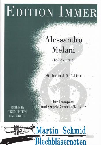 Product image of the product “Sinfonia á 5 D-Dur (Trompete.Orgel/Cembalo/Klavier) ”
