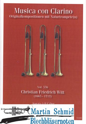 Product image of the product “Sonata à 8 C-Dur (3Trompeten.Pauken.Orgel/Klavier) (Collection Arne Thielemann) ”