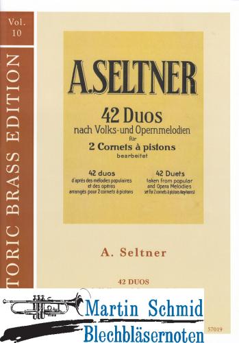 Product image of the product “42 Duos nach Volks- und Opernmelodien (Historic Brass Edition) ”