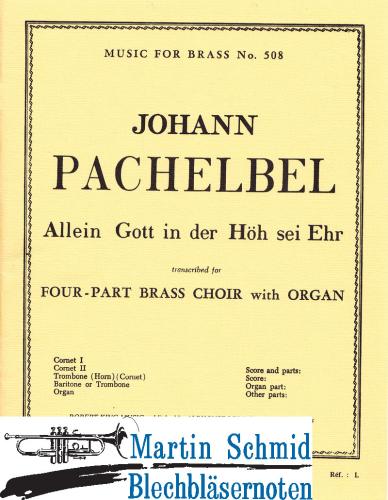 Product image of the product “Allein Gott in der Höh'sei Ehr (202;211.Orgel) ”