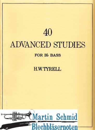 Product image of the product “Advanced Studies for B-Flat Bass ”