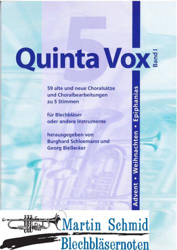 Artikelbild des Artikels “Quinta Vox Band 1 (Advent-Weihnachten-Epiphanias) “