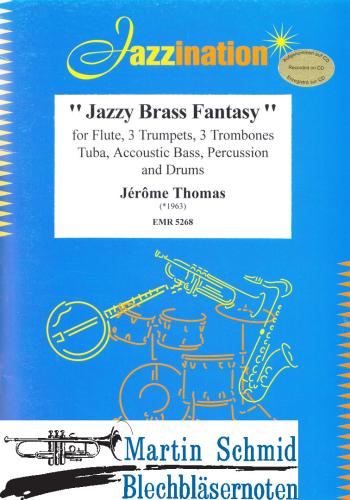 Product image of the product “Jazzy Brass Fantasy (Fl.3Trp.3Pos.Tu.Accoustic Bass.Perc.Drums) ”