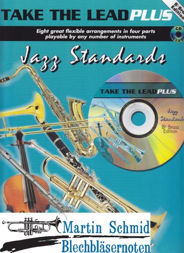 Product image of the product “Take The Lead Plus - Jazz Standards (1-4 Trp; auch mit anderen Instrumenten kombinierbar) ”