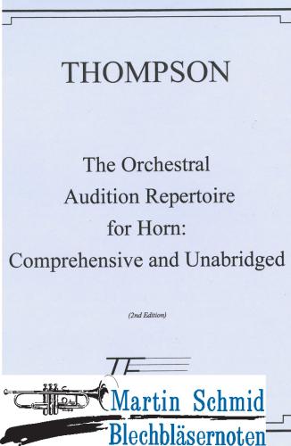 Product image of the product “The Orchestral Audition Repertoire for Horn: Comprehensive and Unabridged ”