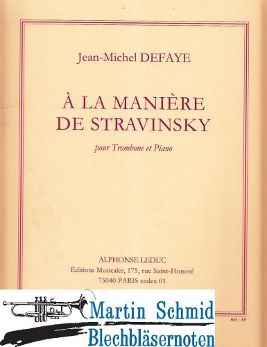 Artikelbild des Artikels “À La Manière De Stravinsky “