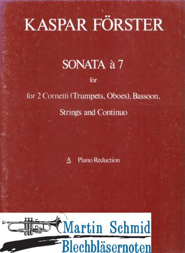 Product image of the product “Sonata à 7  (Musica Rara Antiquarisch) ”