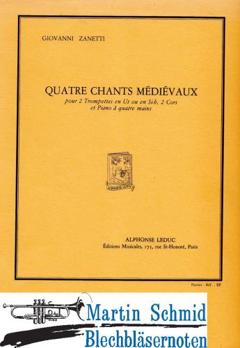 Product image of the product “4 Chants médiévaux (220.Klav) Partitur ”