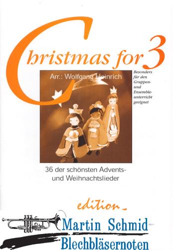 Product image of the product “Christmas for 3 - 36 der schönsten Advents- und Weihnachtslieder ”