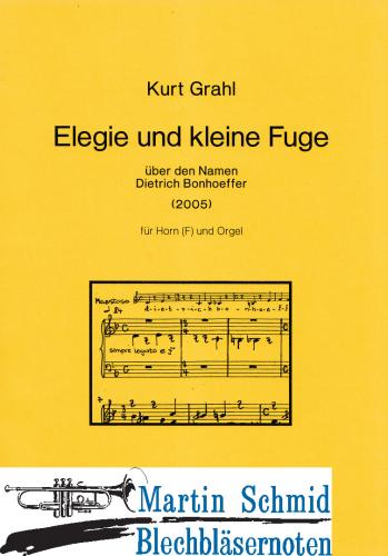 Artikelbild des Artikels “Elegie und kleine Fuge über den Namen Dietrich Bonhoeffer (Hr in F) “