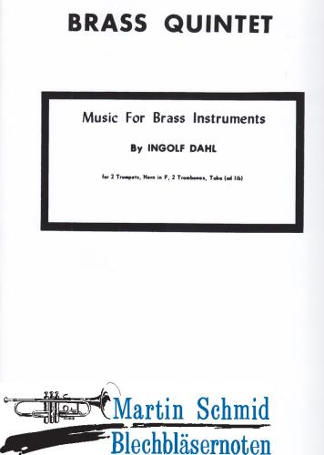 Product image of the product “Music for Brass Instruments (212;Tuba ad lib) ”