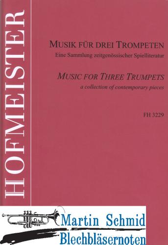 Product image of the product “Zeitgenössische Musik für 3 Trompeten ”