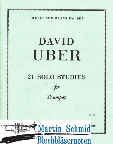 Product image of the product “21 Solo Studies ”
