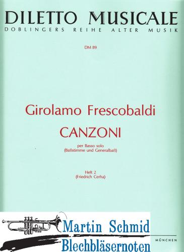 Artikelbild des Artikels “Canzoni per Basso solo Heft 2 “