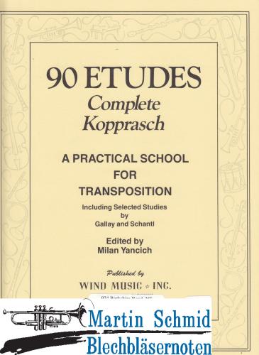 Product image of the product “90 Etüden (Kopprasch Original und komplett + Gallay) ”