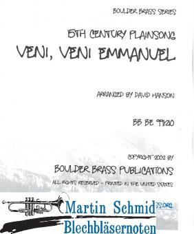 Veni, Veni Emmanuel (412.11.Pk) 