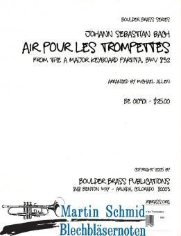Air pour les Trompettes (423.11) 