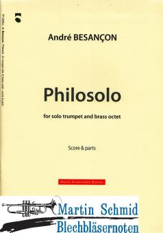 Philosolo for solo trumpet and brass octet (solo Trp.3Trp in C.Hr/FlgHr.3Pos.Tu) 