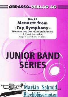 Menuett from "Toy Symphony" (4Part variabel & Percussion) 