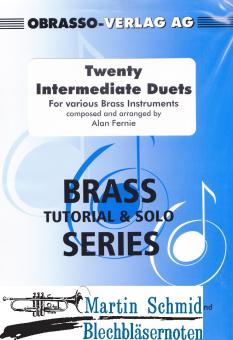 Twenty Intermediate Duets (for various Brass Instruments - 2Trp;Trp/Es-Hr;Es-Hr/TenHr/2Pos) 