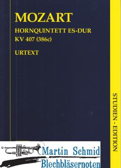 Quintett KV 407 (Hr.Streicher) Studienpartitur 