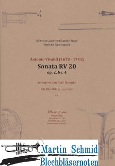 Sonata RV 20 op.2,Nr.4 