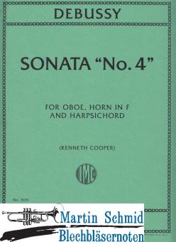 Sonata No.4 (Oboe.Horn in F.Cembalo) 