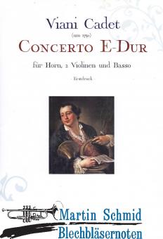 Concerto E-Dur (Horn.2Violinen.Basso) 