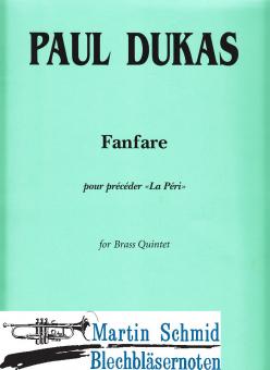 Fanfare preceding La Peri 