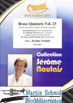 Brass Quintets Vol.23 (Piano.Keyboard.Guitar.Drums optional) 