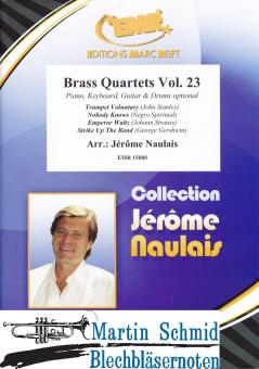 Brass Quartets Vol.23 (Piano.Keyboard.Guitar.Drums optional) 