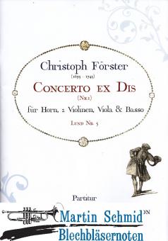 Concerto EX Dis (Nr.1) (Partitur) 