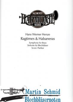 Ragtimes & Habaneras (Partitur/Score) 