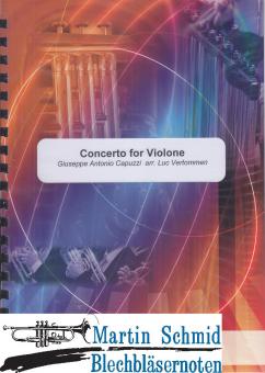 Concerto for Violone (Solo part: treble Clef Bb, Bass Clef in C,Bass clef in Bb) 