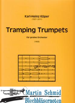 Tramping Trumpets (4 Trompeten.Orchester)(Partitur) 