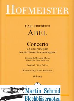 Concerto à Cornu principale con piu Stromenti accompagnanti (Horn in Es) 