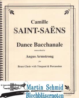 Danse Bachanale from the opera, Sampson and Delilah for Brass Choir with Timpani and Percussion 