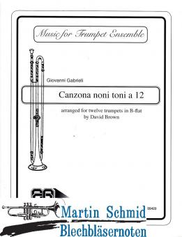 Canzona noni toni a 12 (12Trp) 