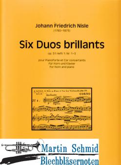 Six Duos brillants op.51 Heft 1 Nr.1-3 