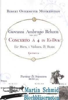 Concerto A 4 in Es-Dur (Horn.2Violinen.Basso) 