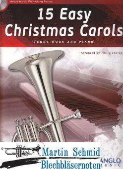 15 Easy Christmas Carols (Solo+Klavier+CD)(Tenorhorn in Es) 