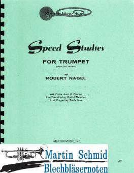 Speed Studies - 48 Drills and 8 Etudes for Developing Rapid Reading and Fingering Technique 