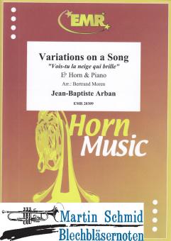 Variations on a Song "Vois-tu la neige qui brille" (Horn in Eb) 