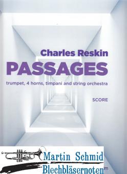 Passages (trumpet.4 horns.timpani.string orchestra)(Score) 