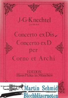 Concerto ex D Partitur und Stimmen 