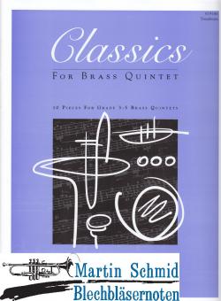 Classics for Brass Quintet (Trombone) 